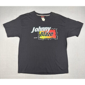 Vintage Johnny Blaze Hip Hop New York City Method Man T Shirt Sz XL Made in USA